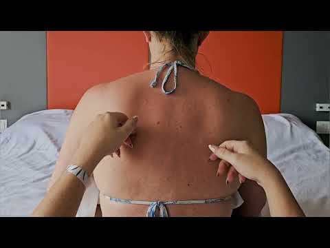 Relaxing Back Caresses ASMR ✨ Soft Touches & Gentle Whispering for Deep Relaxation