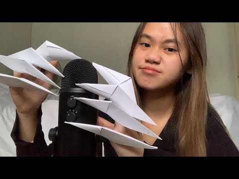 ASMR PURE MIC SCRATCHING WITH PAPER CLAWS