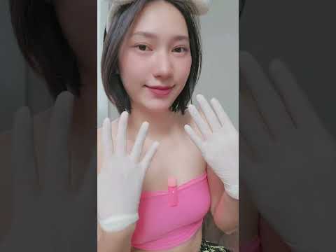 #asmrgirl #relax #latexglovesounds