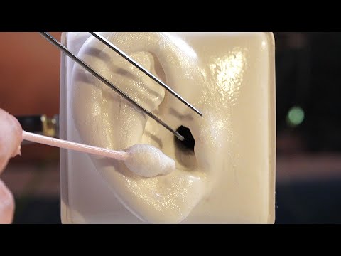 ASMR 귓바퀴 유분 제거 소리 굿 진짜 시원한 귀청소 (노토킹)