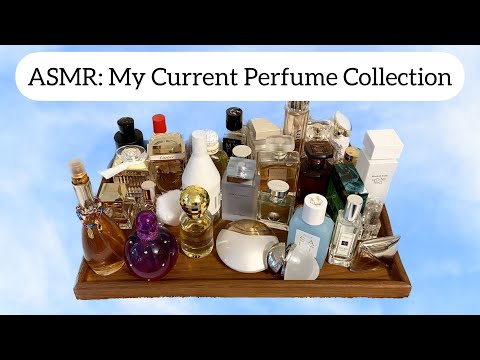 ASMR: My Entire Perfume Collection - Whispering, Tapping, and Scratching On My Current Perfumes