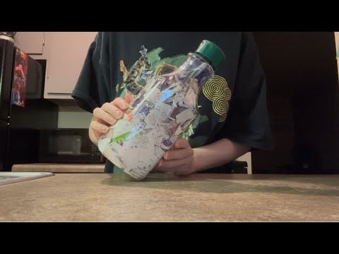ASMR Filling My Ecobrick