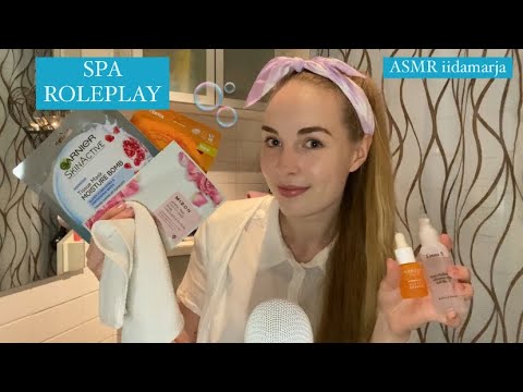 ASMR SUOMI 🧖🏼 SPA ROLEPLAY 🧼 Kasvo- ja jalkahoito 😶‍🌫️ Personal attention