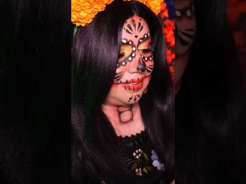 ASMR Corona de Catrina #murmullolatino #maquillaje #catrina #catrinamakeup