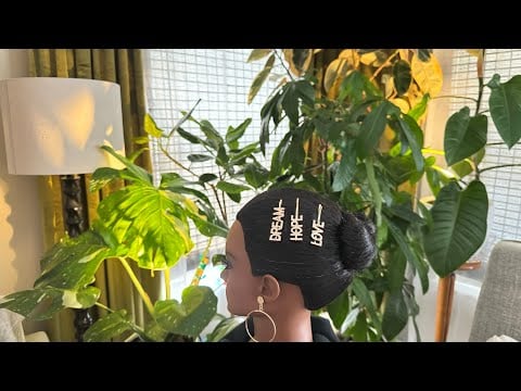 ASMR Perfectionist Slick Bun Hairstyle, Hairstyling, Hair Fixing, Hair Brushing, Finishing Touches