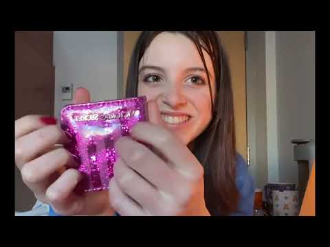 White noise asmr (whispers, tapping, and more)