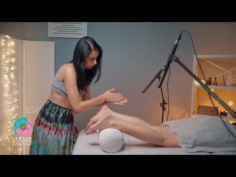 Tingling ASMR Massage on the Table by Anna