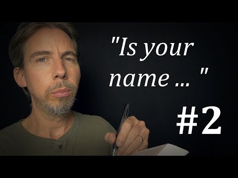 Guessing Your Name #2 | ASMR