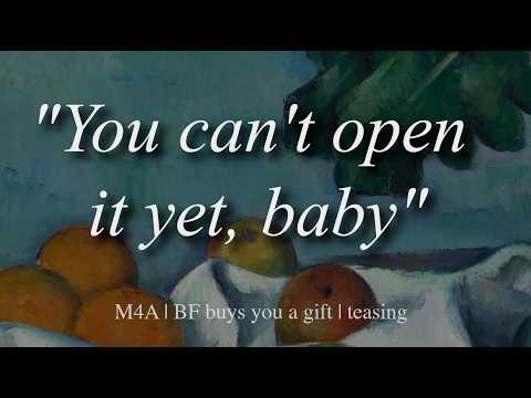 I got you something... [boyfriend asmr] [opening a gift] [sweet bf] [thinking of you]
