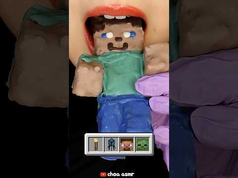 Minecraft in real life ASMR Minecraft food ASMR