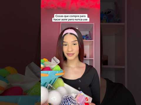 Cosas que compré para hacer asmr pero nunca use ❤️ #asmrtoys #shorts