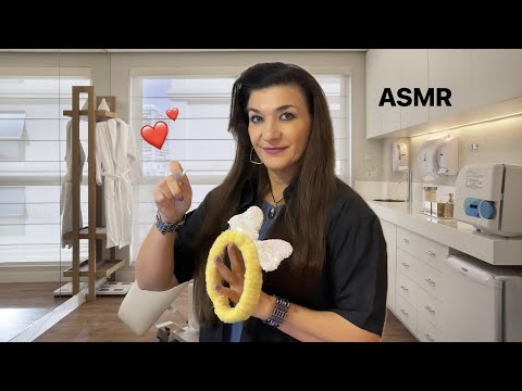 ASMR TRATAMIENTO FACIAL DE DERMAPLANING MUY RELAJANTE / ROLEPLAY / EN ESPAÑOL