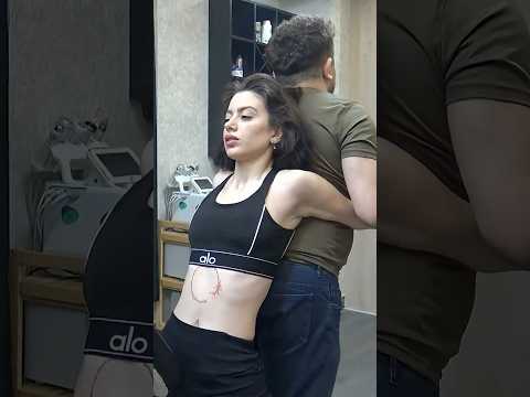 EFFECTIVE & TINGLES ASMR LADY BODY MASSAGE AND CRACKS #asmracmp #shorts #cracks #deeprelaxation
