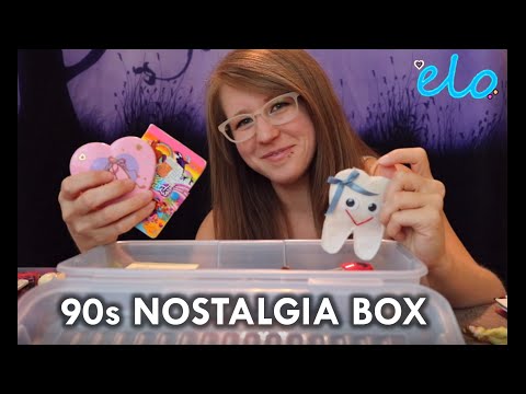 ASMR - (whispered) 1990s nostalgia box