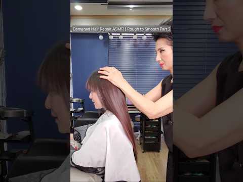 Damaged Hair Repair ASMR | Rough to Smooth Part 2