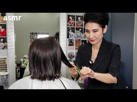Korean Swift ASMR: Fast-Paced Hair Styling for Dynamic Relaxation and Calm 💇‍♀️💨