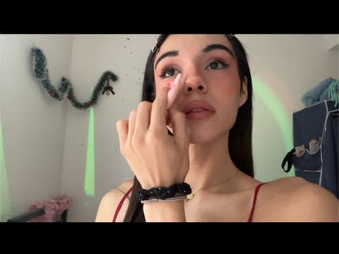 ASMR| Mi rutina de maquillaje| Paso a paso| mouthsounds susurros 💋💄