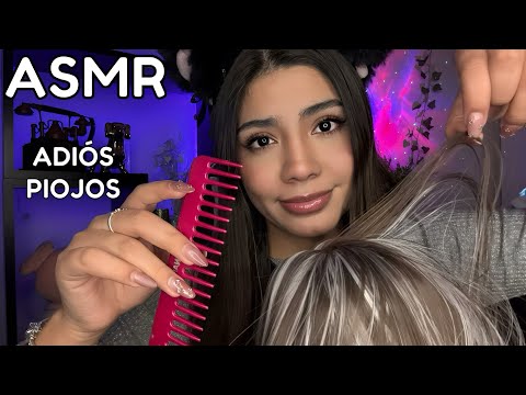 ASMR ESPAÑOL / Te SACO tus PIOJITOS y LIENDRES (REALISTA) + MASAJEO TU CUERO CABELLUDO