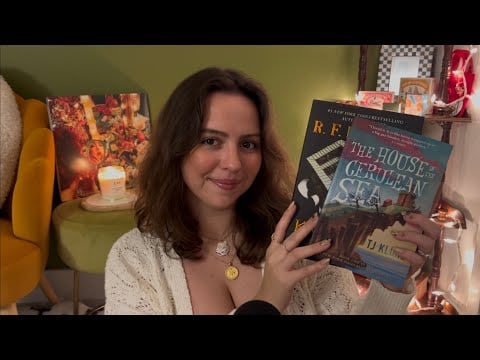ASMR cozy book haul ✨🤍 the best book triggers 📚