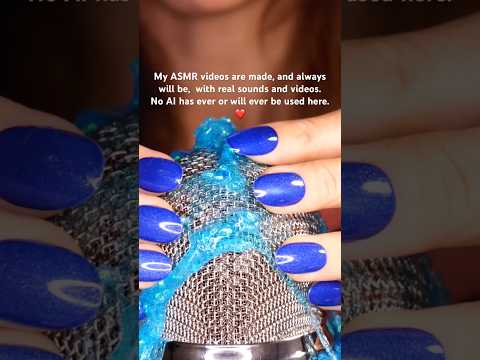 My ASMR has never, and will never, use AI for the sound or video ❤️