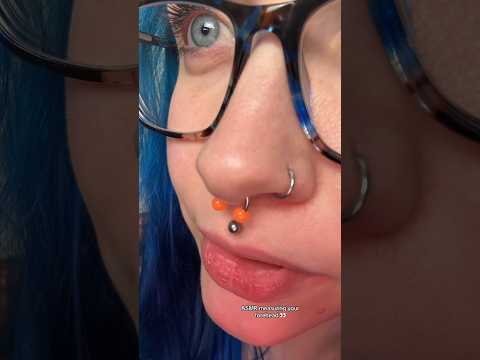 ASMR measuring your forehead 🤭full on✅⏰ #asmrmeasuring #shorts #personalattentionasmr #asmr