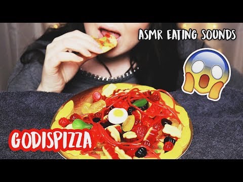 ASMR Äter GODISPIZZA?! *fredagsmys*