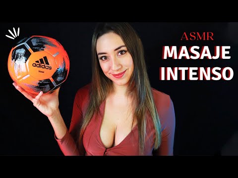 ASMR MASAJE INTENSO para FUTBOLISTAS ⚽️  Atención personal ✨ Asmr Roleplay en ESPAÑOL