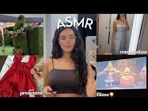 ASMR VLOG - UM DIA COMIGO 🍒comprinhas, trabalho, conversas 