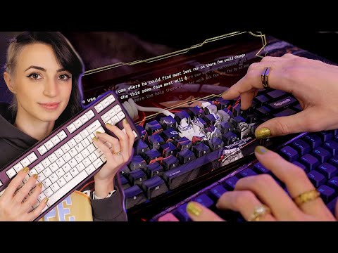 ASMR | Testing & Speed Typing on 4 Keyboards