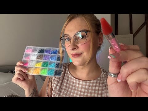 ASMR Bedazzling Your Face | Personal Attention ✨ 