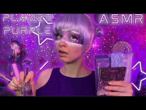 Not PURPLE Enough?! 👽 Alien Helps you Blend In On Planet Purple 🟣 Soft Spoken ASMR for Sleep or Pep