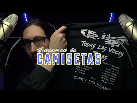 [ASMR Español] HISTORIAS de CAMISETAS 👕🎧🤷🏻‍♂️