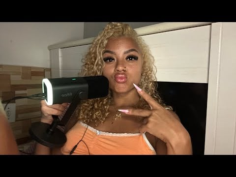 ASMR | Kisses, Spit painting and Lens licking 💋 REPOST*