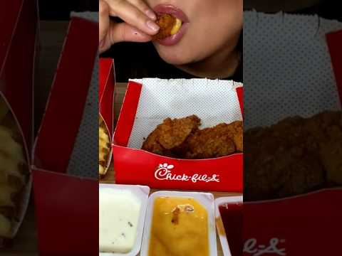 EATING CHICK-FIL-A #asmr #food #chickfila