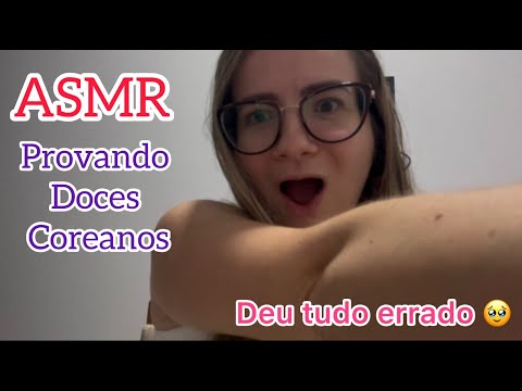 ASMR Caseirinho comendo doces coreanos #mukbang #asmr #mukbangbrasil