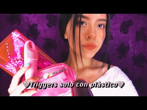 Triggers solo con plástico | Relajante | Andrea ASMR 🦋