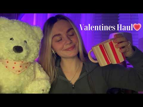ASMR Shopping Haul 🎀💗 (Target & Valentines Gifts)