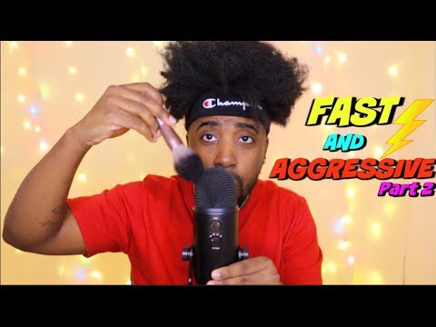 ASMR | Fast & Aggressive Triggers (Part 2) | (Intense Tingles...) ~