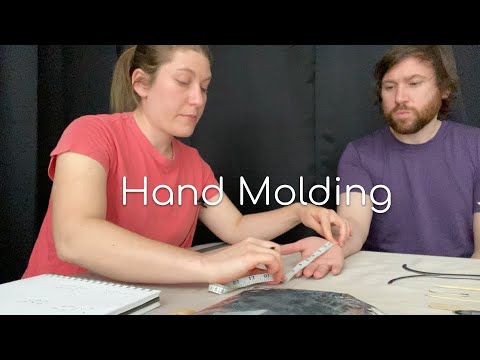 [ASMR] Gentle Hand Measuring and Molding on a Model - Soft Spoken