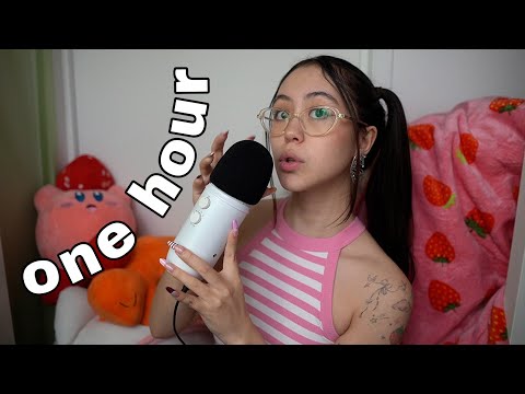 1 HOUR ASMR: Mic Pumping, Murmurs, and Mouth Sounds in Your Ears