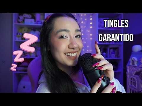 ASMR | TRIGGERS RÁPIDOS para DORMIR (sons de tecido, mão, boca, unhas)