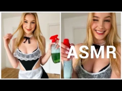 ASMR MAID CLEANS YOUR APPARTMENT! 🐥