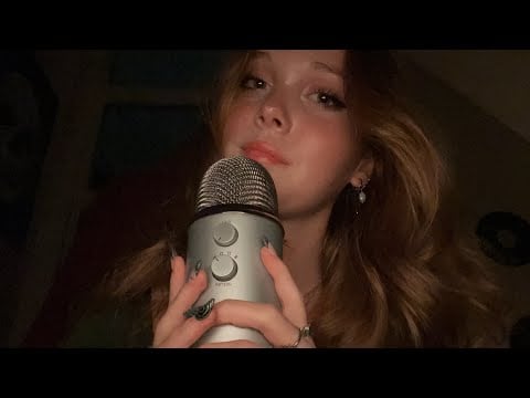asmr ear to ear whisper ramble (exciting update!)