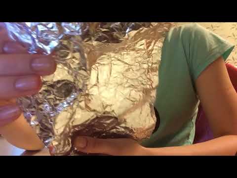 АСМР шуршание фольги💤 asmr rustling foil | no talking🔇