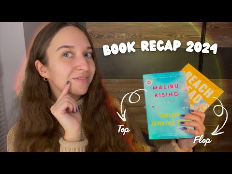 ASMR Book Recap 2024 📚🏆⭐️ | My Favorite & Least Favorite Books of 2024 (Book Triggers, Whispering)