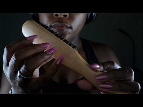 Stimulating ASMR Hair Brush Sounds