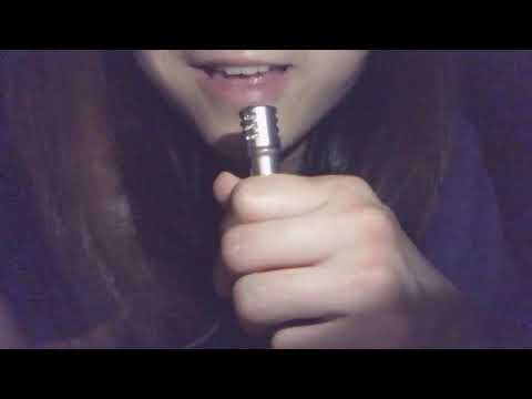 ASMR NEW [MINI MICROPHONE]~”STIPPLE”, RAMBLING, TINGLES