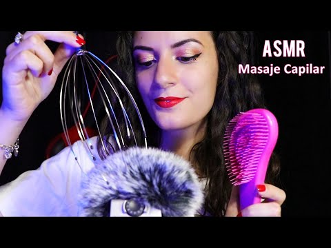 ASMR Masaje Capilar INTENSO ♥ (Peine, Cepillo, Manos etc) |ASMR Español