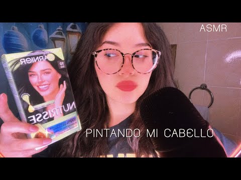 ASMR | Pintando mi cabello 🎀💓 | Andrea ASMR 💓🦋