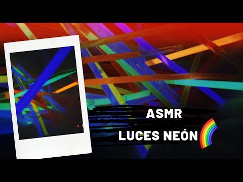 ASMR/ Te hago dormir con luces neón/ Andrea ASMR. 🦋